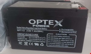 باطري 12 ولت 7/5آمپر اپتکس optex